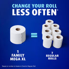 Charmin Ultra Soft Cushiony Touch Toilet Paper, 18 Family Mega XL = 126 Regular Rolls, 2-Ply, – White (P_15198) (Pack of 18)