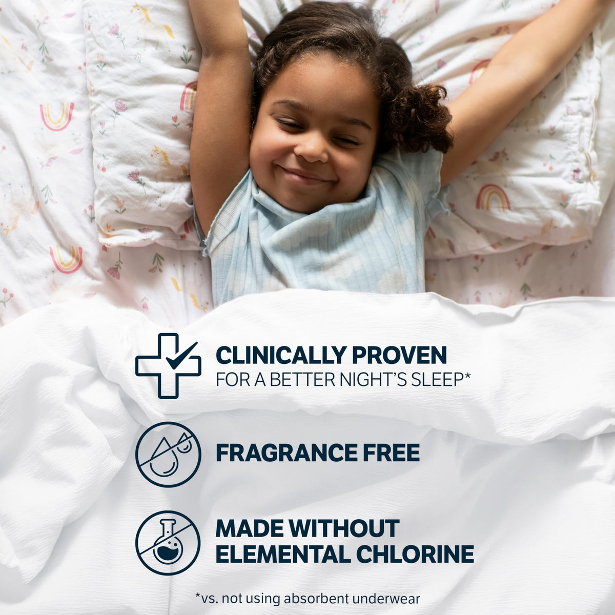 GoodNites Girls Nighttime Underwear, Size – Large, 11 Ct