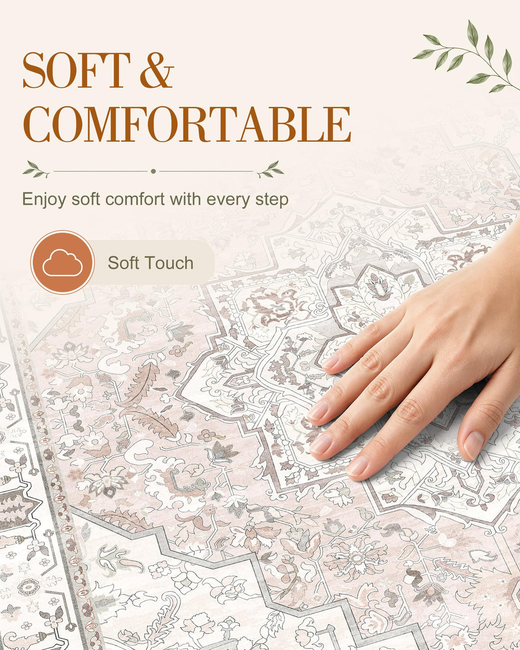 OLANLY Soft Non-Slip Carpet Runner - view 4