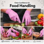 ForPro Disposable Nitrile Gloves, 4 Mil, Powder & Latex-Free, Food Safe (additional view 5)