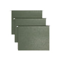 Smead Hanging File Folder, 1/5-Cut Adjustable Tab, Letter Size, Standard Green, Hanging