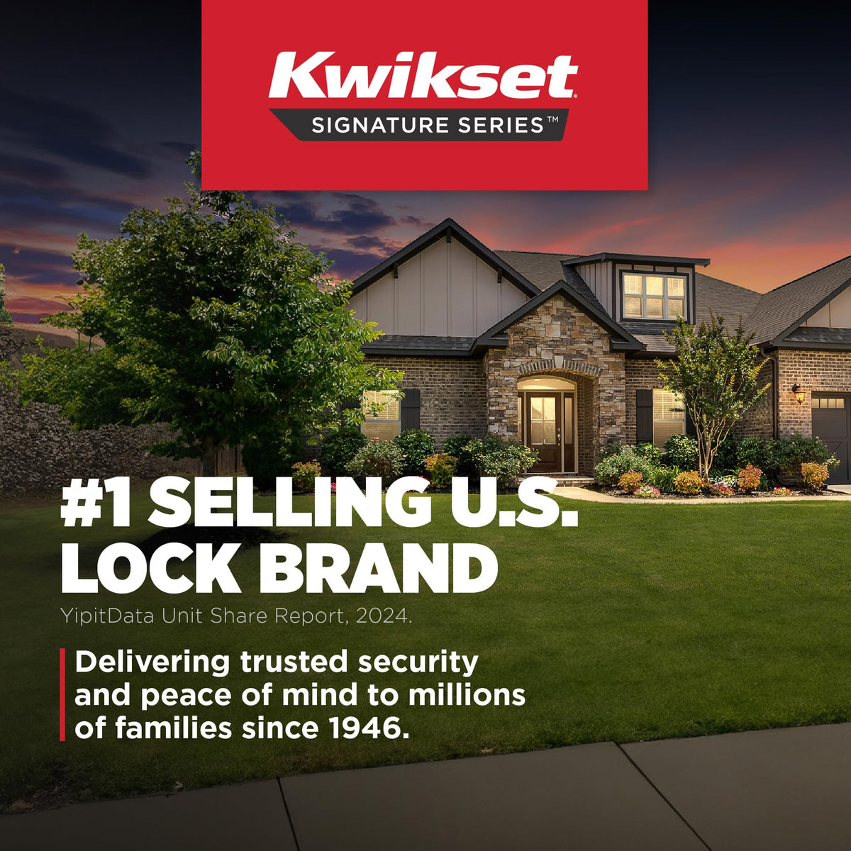 Kwikset Pismo Dummy Door Knob, Single Sided Handle for Closets, French Double Doors, and (additional view 8)