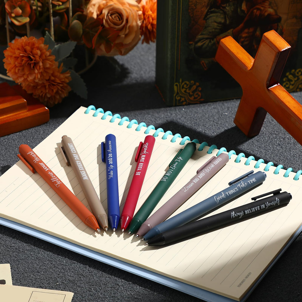 Sayglossy Pens Christian Pens Bulk - Dark Color / Motivational view 3