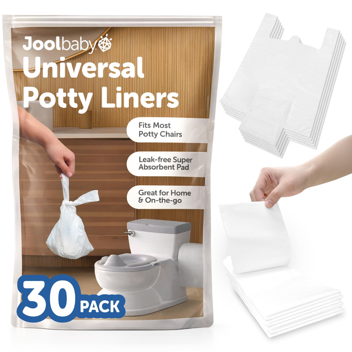Replacement Potty Chair Liners - Jool Baby - 30 Pack