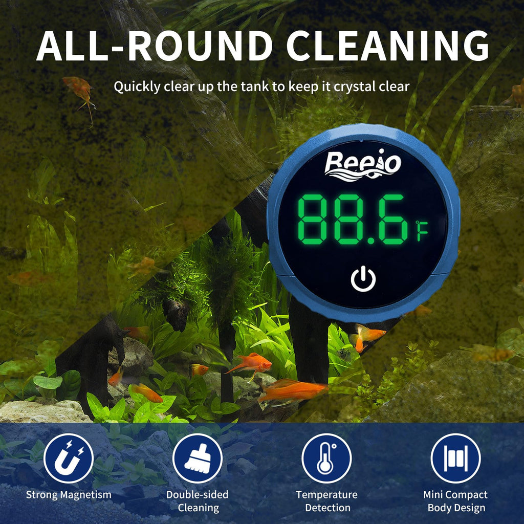 BEEJO Fish Tank Magnetic Glass Cleaner - Blue view 4