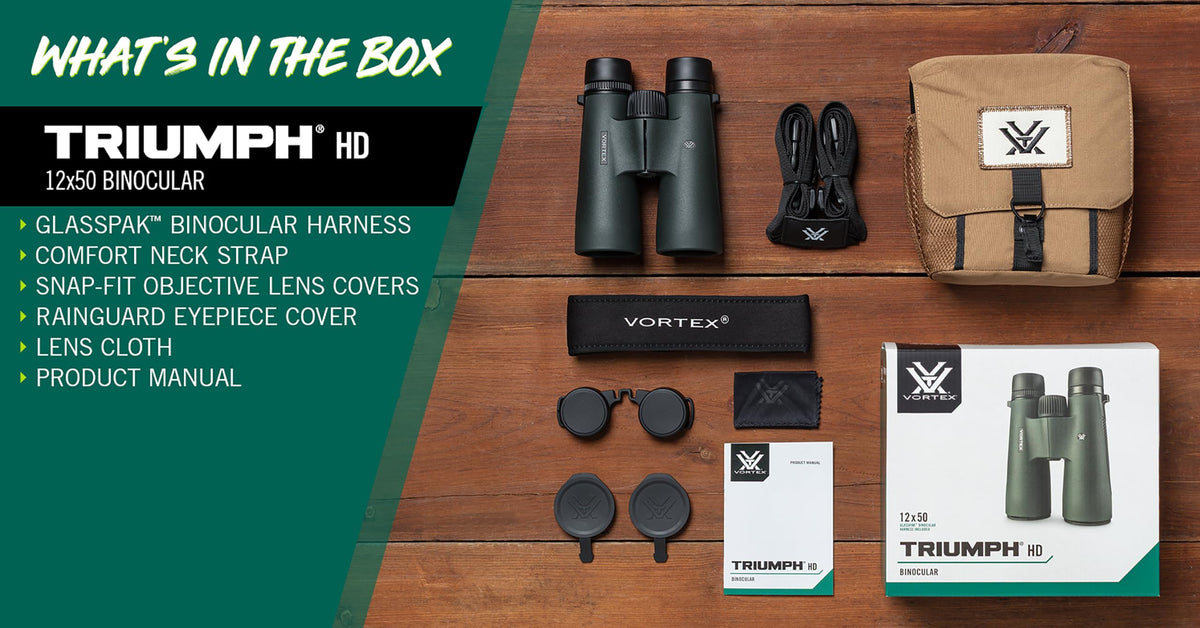 Vortex Triumph HD 12x50 Binoculars (TRI-1250)