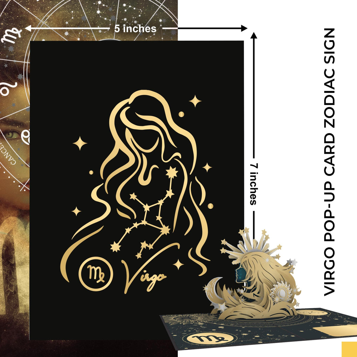 iGifts And Cards Zodiac Cards - Virgo 8/23 - 9/22 view 1