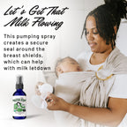 Legendairy Milk Organic Pumping Spray, Lanolin-Free Breast Lubricant, – 4 oz