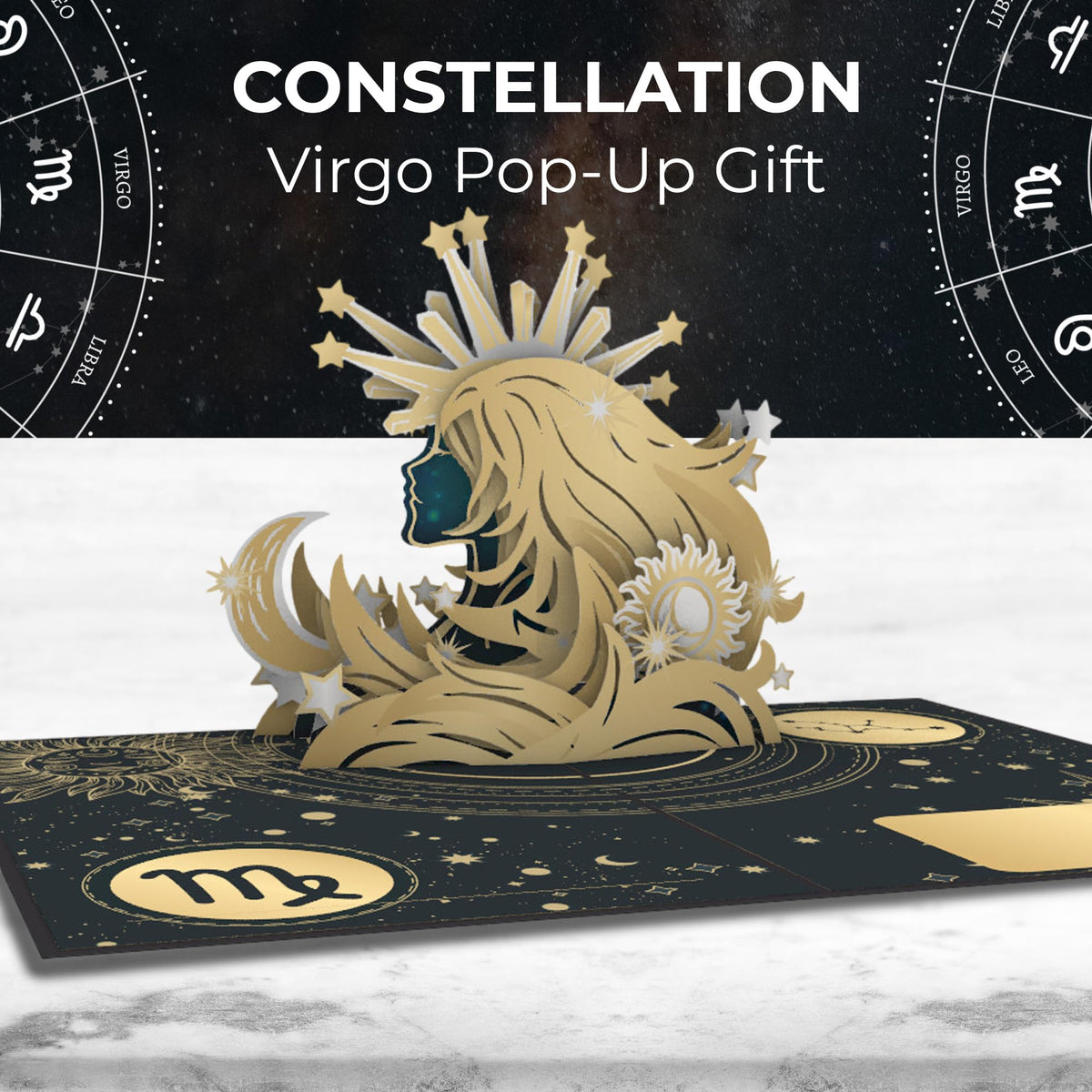 iGifts And Cards Zodiac Cards - Virgo 8/23 - 9/22 view 2