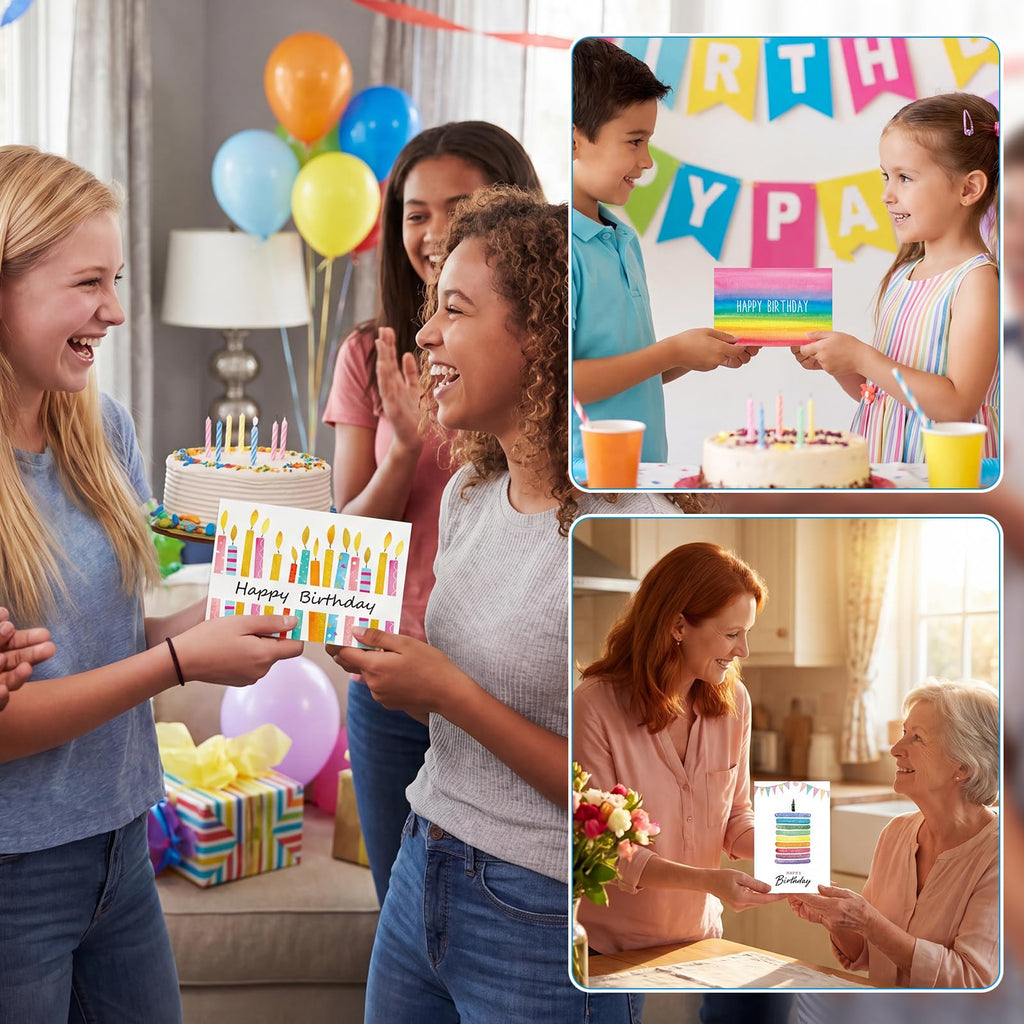 Thboxes Birthday Cards Bulk, 24-Pack 4x6 Happy Birthday Card Assortment (additional view 6)