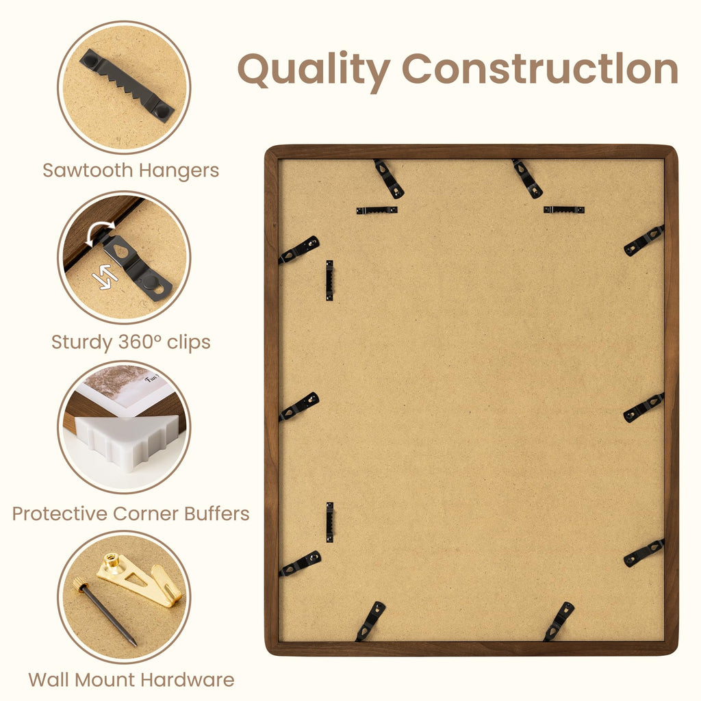 Fun Memories Wood Picture Frame - A.Walnut / 13x19 view 5