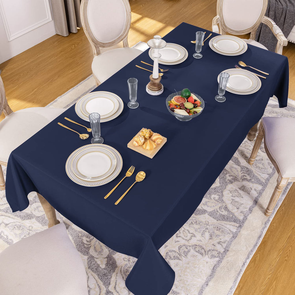 Softalker Rectangle Tablecloth - Navy Blue / 60" x 84" (Rectangular) view 2