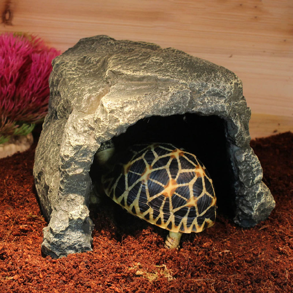 Aquarium Resin Castle Decoration - Rock Hide Cave view 2