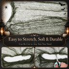 Qtisky Halloween Gauze Creepy Cloth
