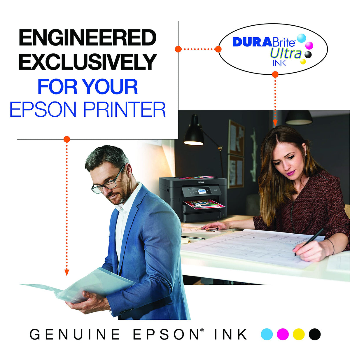 Epson T812 DURABrite Ultra Ink Standard Capacity Cyan Cartridge (T812220-S) for Select Workforce Pro Printers (Pack of (Pack of 2)
