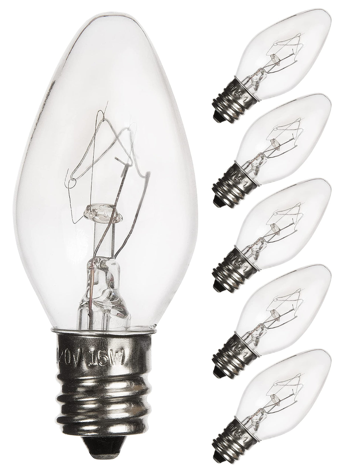 OHLGT Salt Lamp Light Bulbs 15 Watt 6 Pack, Himalayan Salt Lamp Original Replacement