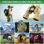 FLYANT 20x50 High Powered Binoculars for Adults, Waterproof Binoculars with Low Light Vision for Bird Watching Hunting