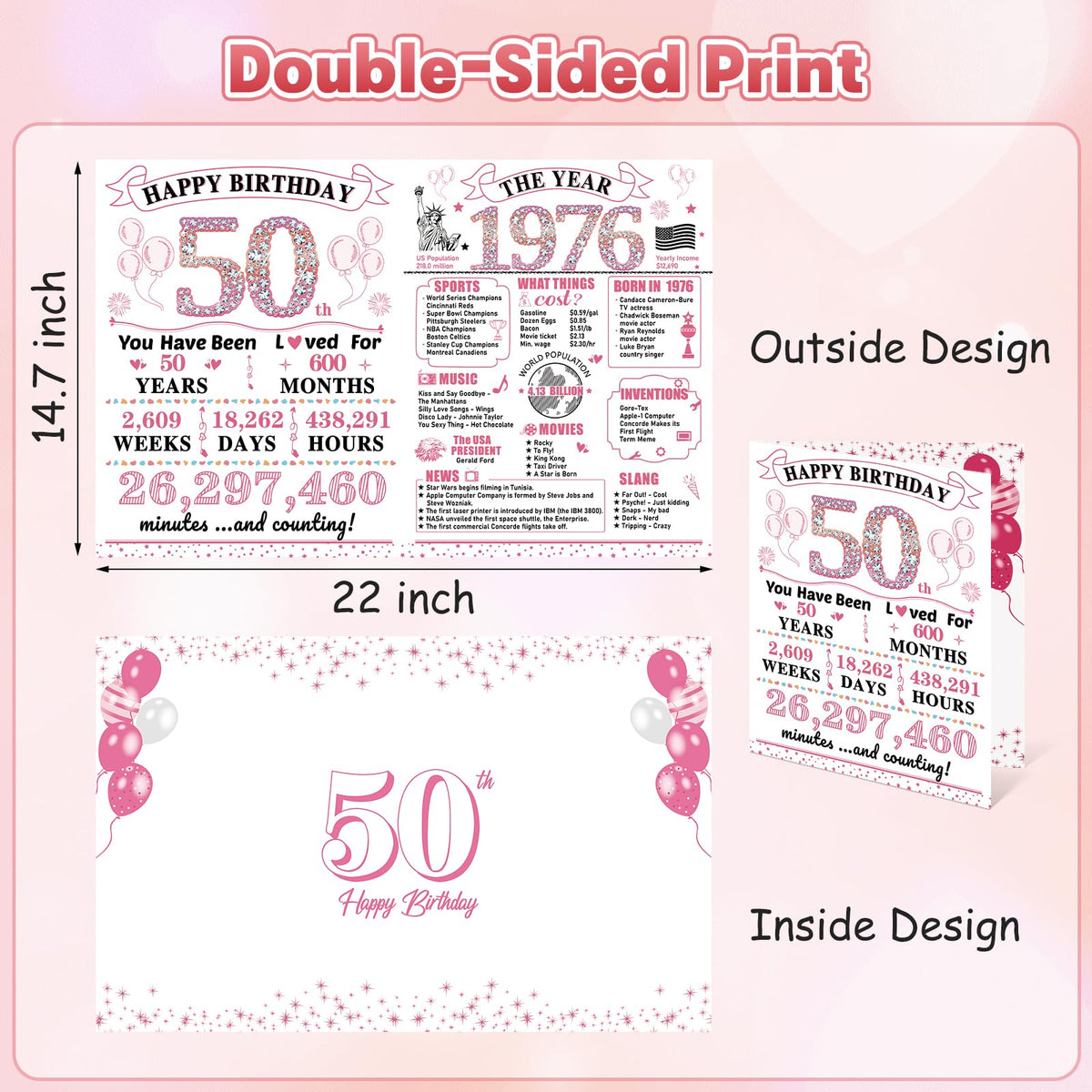 Uiorgui Birthday Greeting Cards - 50th Birthday view 1