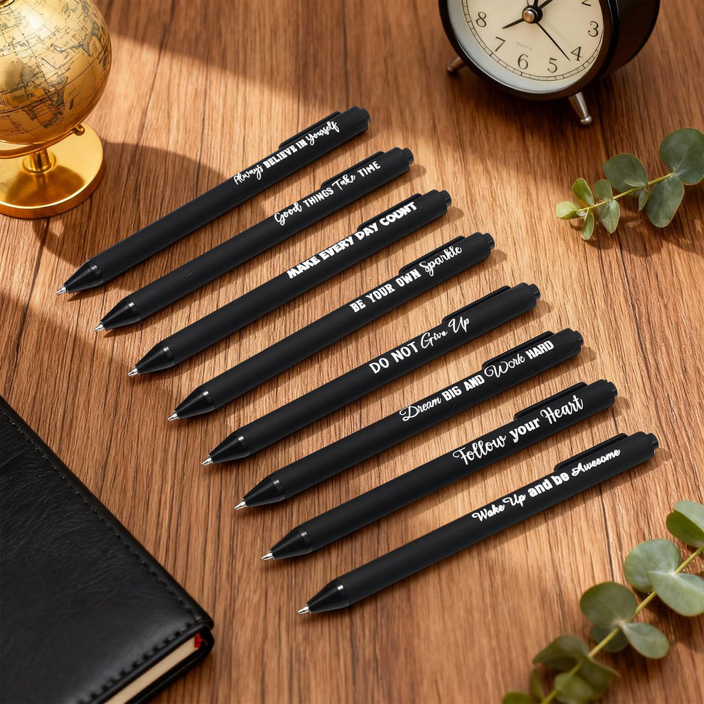 Sayglossy Pens Christian Pens Bulk - Black / Motivational view 1