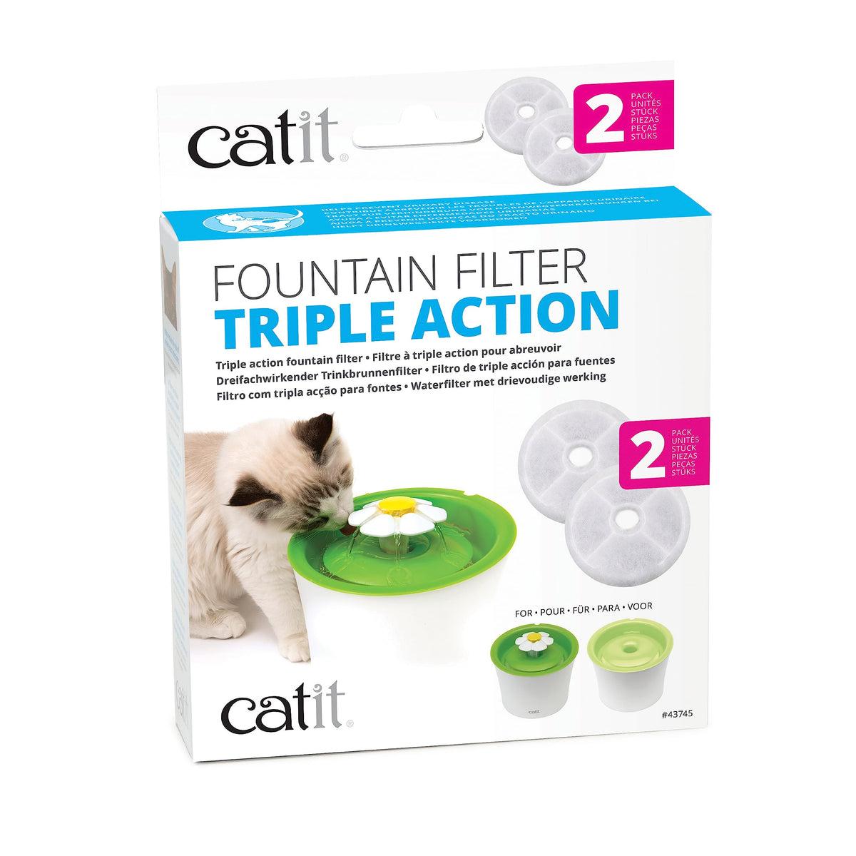 Catit Triple Action Replacement - 2-Pack