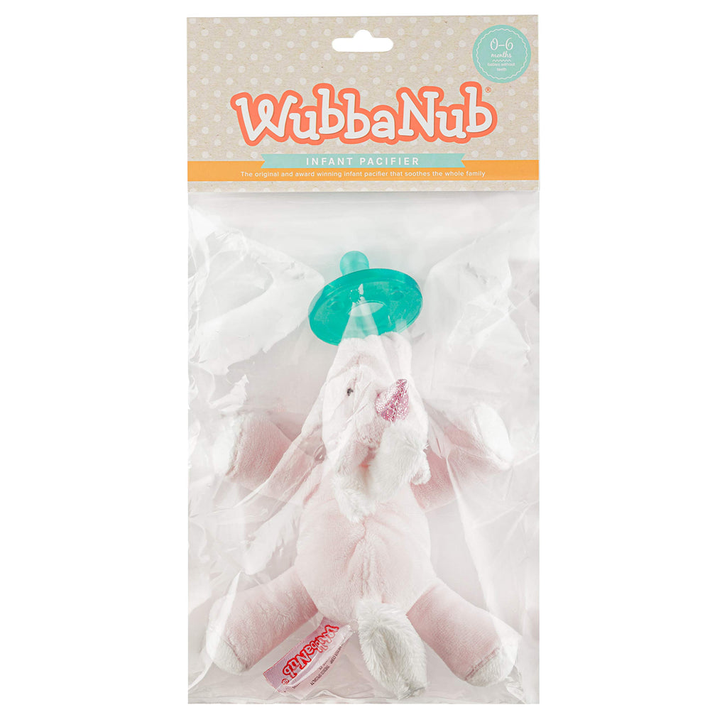 WubbaNub Infant Pacifier - Star the Pink Unicorn (W32716)