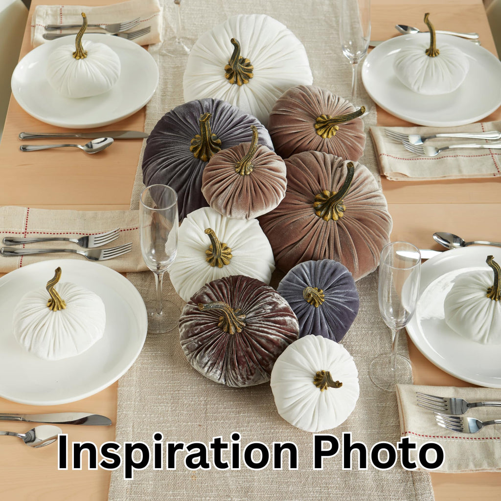 Your Heart's Content Small Velvet Pumpkin Set