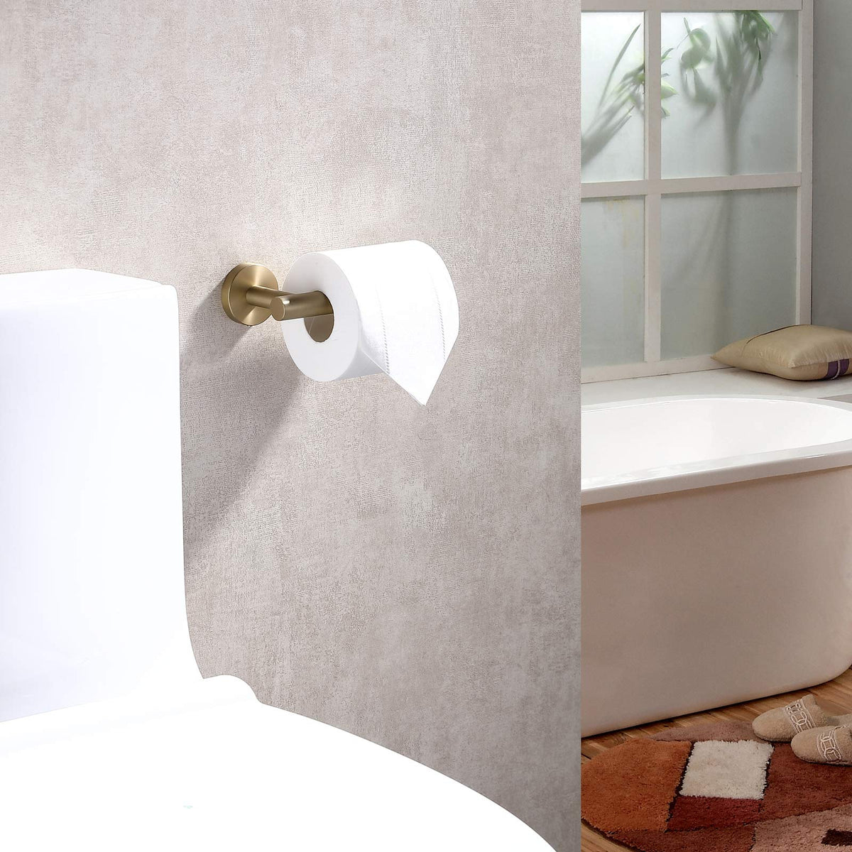 TASTOS Round SUS304 Stainless Steel Toilet Paper Holder - view 24