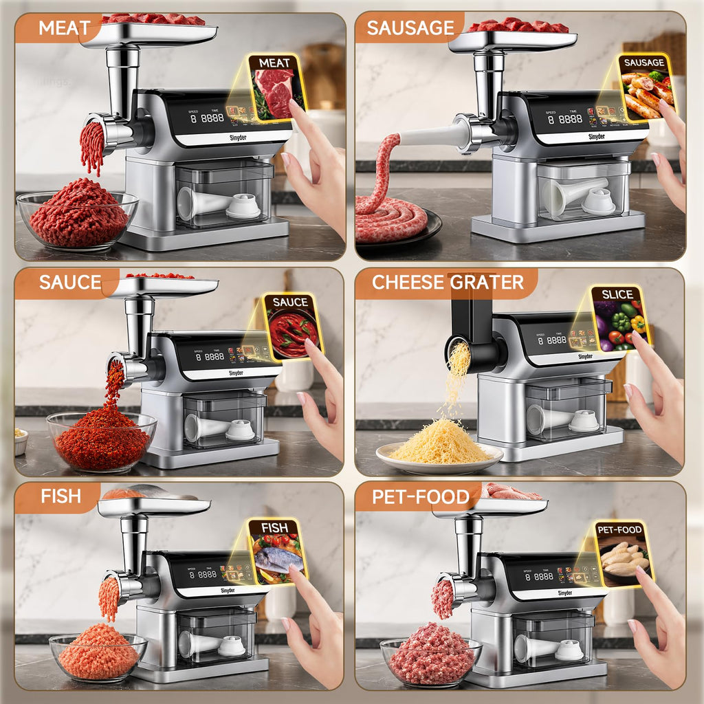 Sinyder Electric Meat Grinder 3500W - Little Black view 5