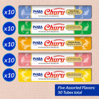 INABA Churu Cat Treats, Lickable, Squeezable Creamy Purée Cat Treat with Green Tea (additional view 5)
