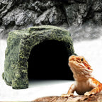 Aquarium Resin Castle Decoration - Rock Hide Cave view 3