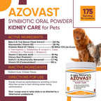 Pet Health Pharma Azovast Powder Kidney Restores & Kidney Powder for Dogs & Cats, (4 Oz) - (175 Scoop/Jar) NO