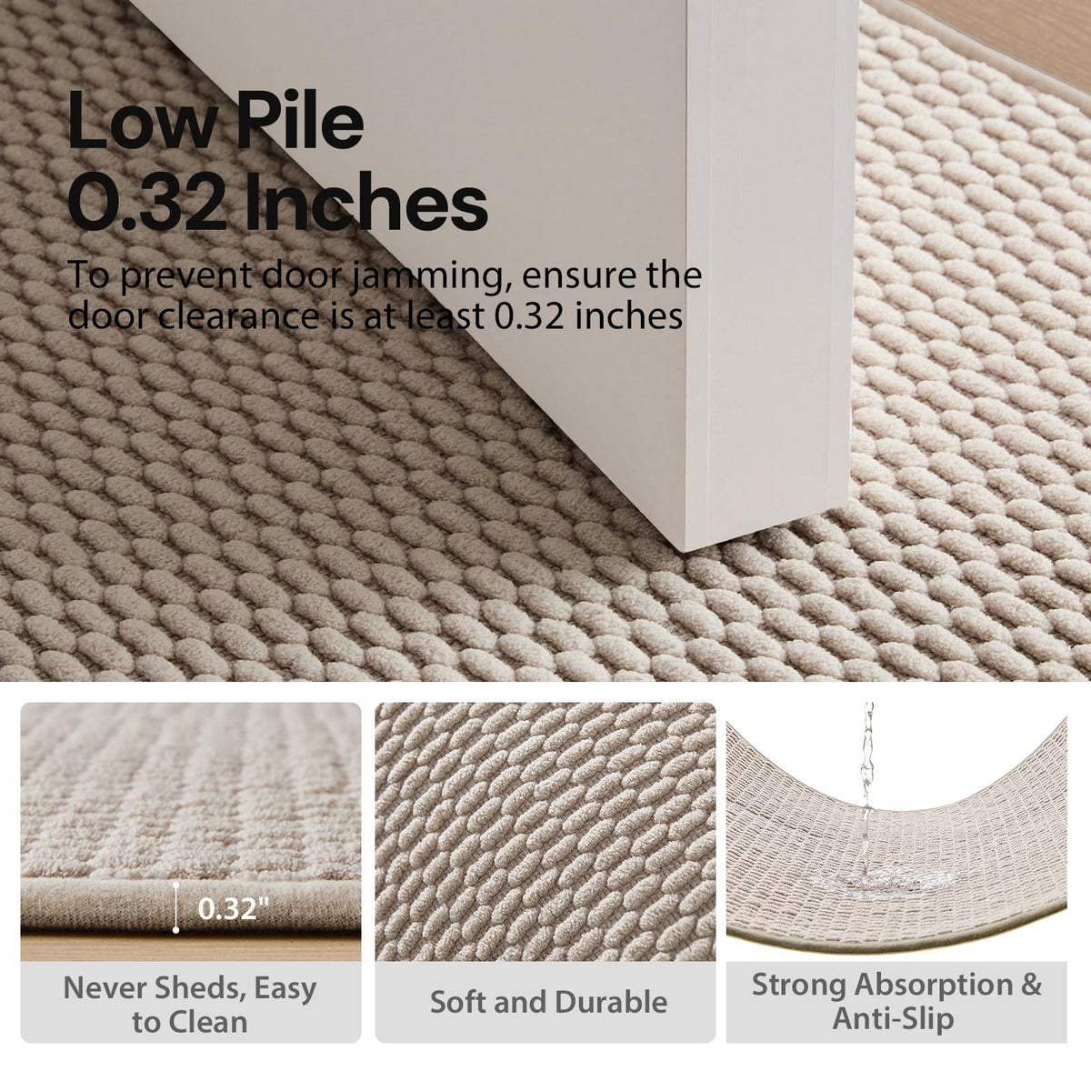 Sunfly Runner Rug with Non-Slip Rubber Backing - view 17