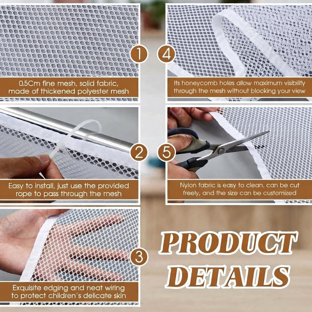 Hosuly Banister Guard Balcony Netting