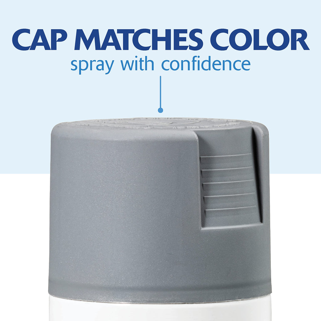 Rust-Oleum 334017-6PK Painter's Touch 2X Ultra Cover Spray Primer, 12 oz, Flat – Gray, 6 Pack (249088-6 PK)
