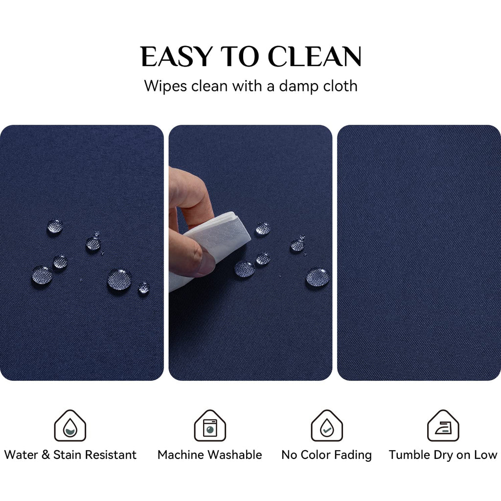 Softalker Rectangle Tablecloth - Navy Blue / 60" x 84" (Rectangular) view 4