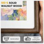 Fun Memories Wood Picture Frame - B.Walnut / 4x6 view 3