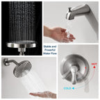 FROPO Shower Tub Faucet - Brushed Nickel view 4