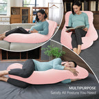 MOON PARK Pregnancy Pillows for Sleeping - U Shaped Full Body Maternity Pillow with (additional view 5)