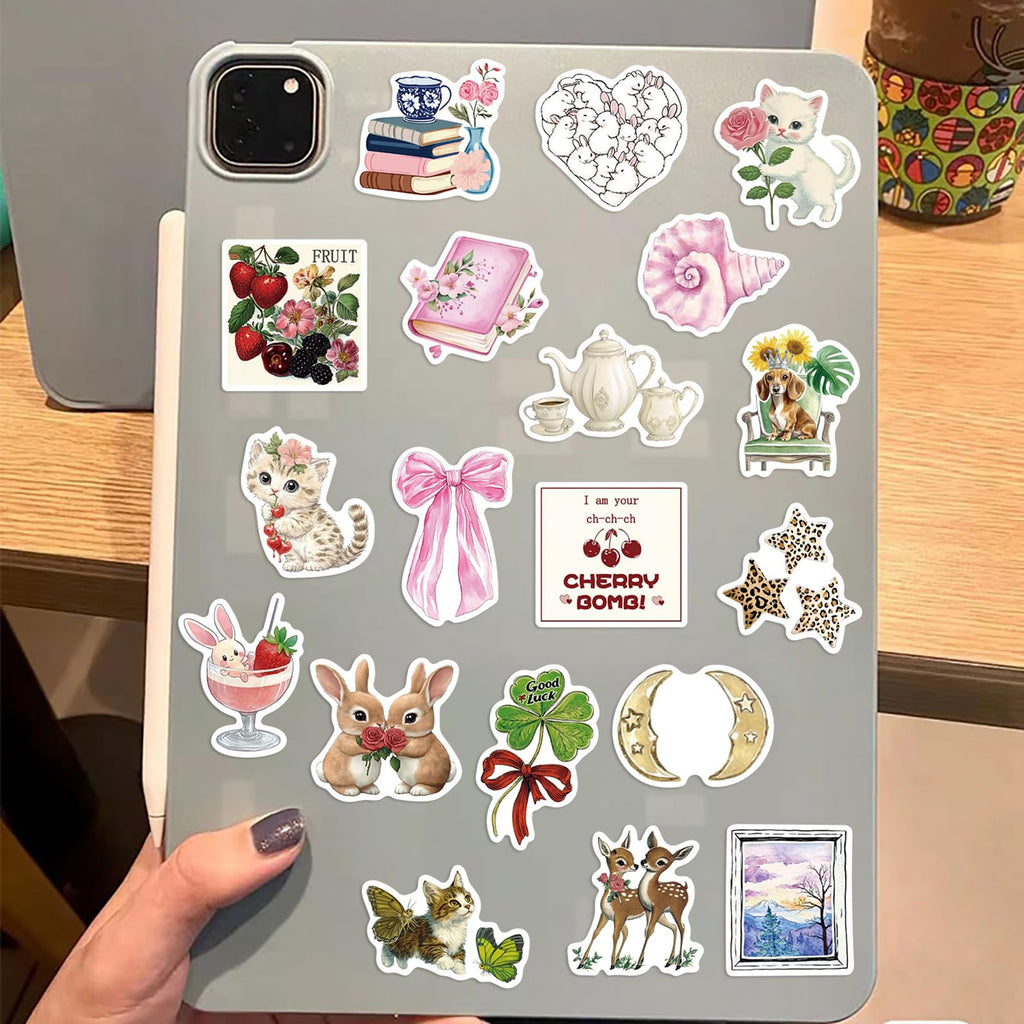 50Pcs Pinterest Aesthetics Stickers Pack - Waterproof Stickers for (additional view 6)