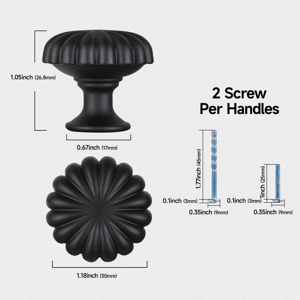 FAPUAL Solid Cabinet Knobs for Dressers - view 10