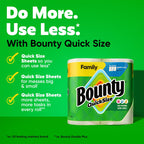 Bounty Quick Size Paper Towels, White, 8 Family Rolls (SG_B07MHJFRBJ_US) (Pack of 8)