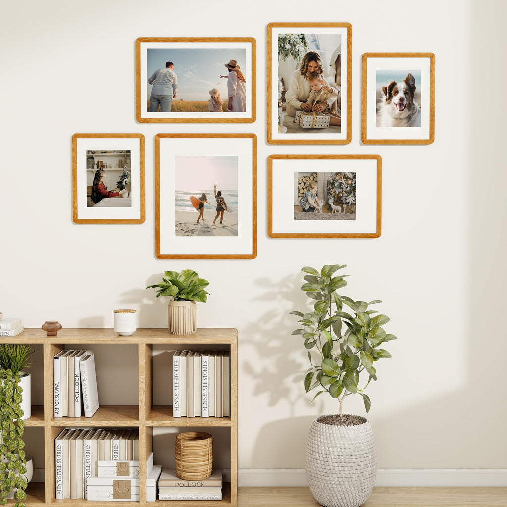 Fun Memories Wood Picture Frame - A.Teak / 13x19 view 6