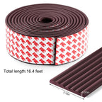 Dovesail Upgrade Baby Proofing Edge Guards 6.6ft Protector with 3M Adhesive Double Sided Tape - Brown - 16.4 Feet view 6