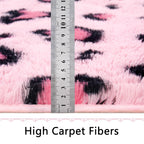 Amearea Leopard Area Rug - Pink / 2' X 6' (Runner) view 1