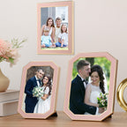 YiPinYin Enamel Picture Frames - Pink / 4x4 Mat 3x3 Inch 2PK view 6