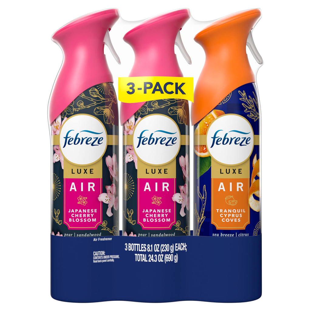 Febreze Odor-Fighting Air Freshener Spray, Room Spray, Japanese Cherry Blossom and