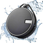 INSMY C12 IP67 Waterproof Shower Bluetooth Speakers,Portable Small Speaker - Black