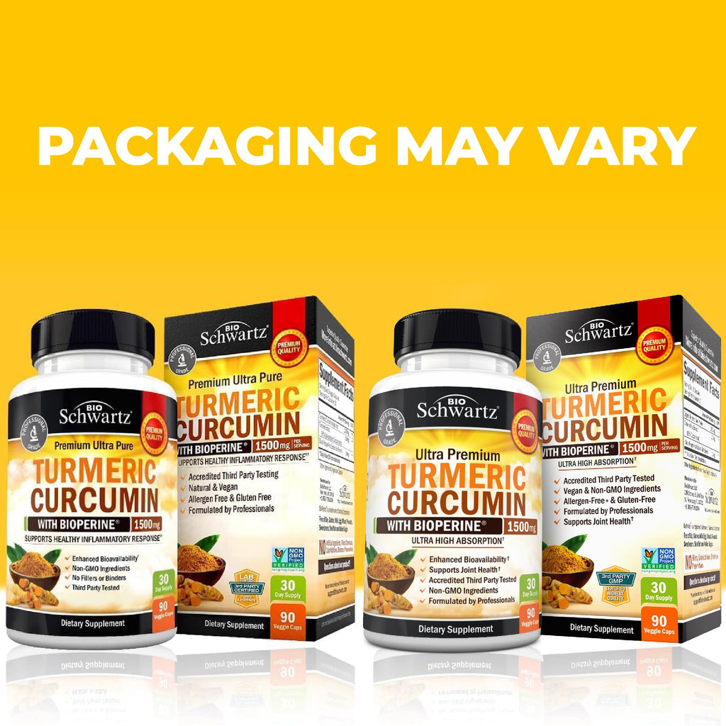 Turmeric Curcumin with Black Pepper Extract 1500mg
