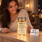 Daughter-in-Law Mason Jar Night Light, Birthday Gifts for daughter-in-law (additional view 2)