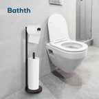 Toilet Paper Holder Stand, Toilet Paper Free Standing - Bronze view 4